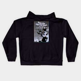 Poster horor vintage Kids Hoodie